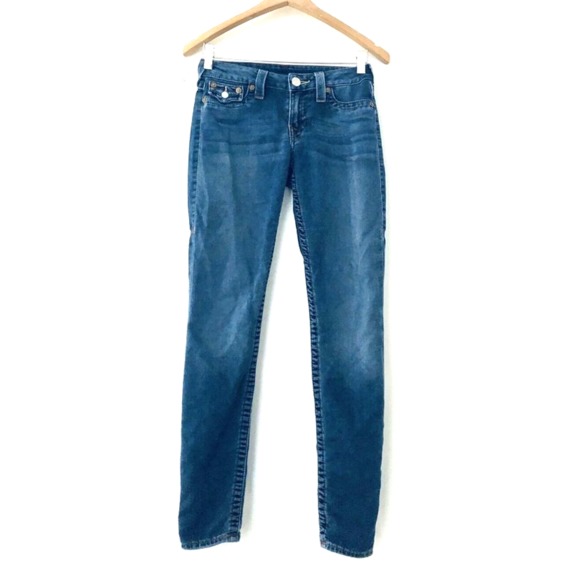 True Religion Becky Skinny Jeans Sz 27W x 28L - Picture 1 of 8